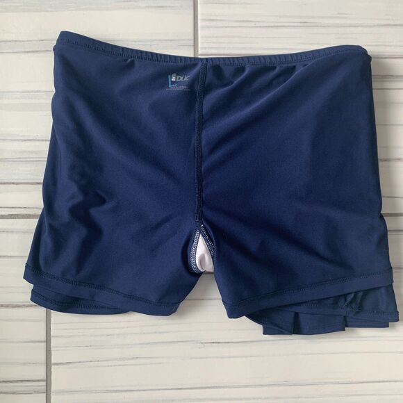 DUC Sports Women's Compete Tennis Skirt Skort Size L Blue White Athleisure - Picture 6 of 10